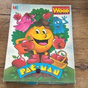 MB puzzle wood puzzle 80 piece vintage